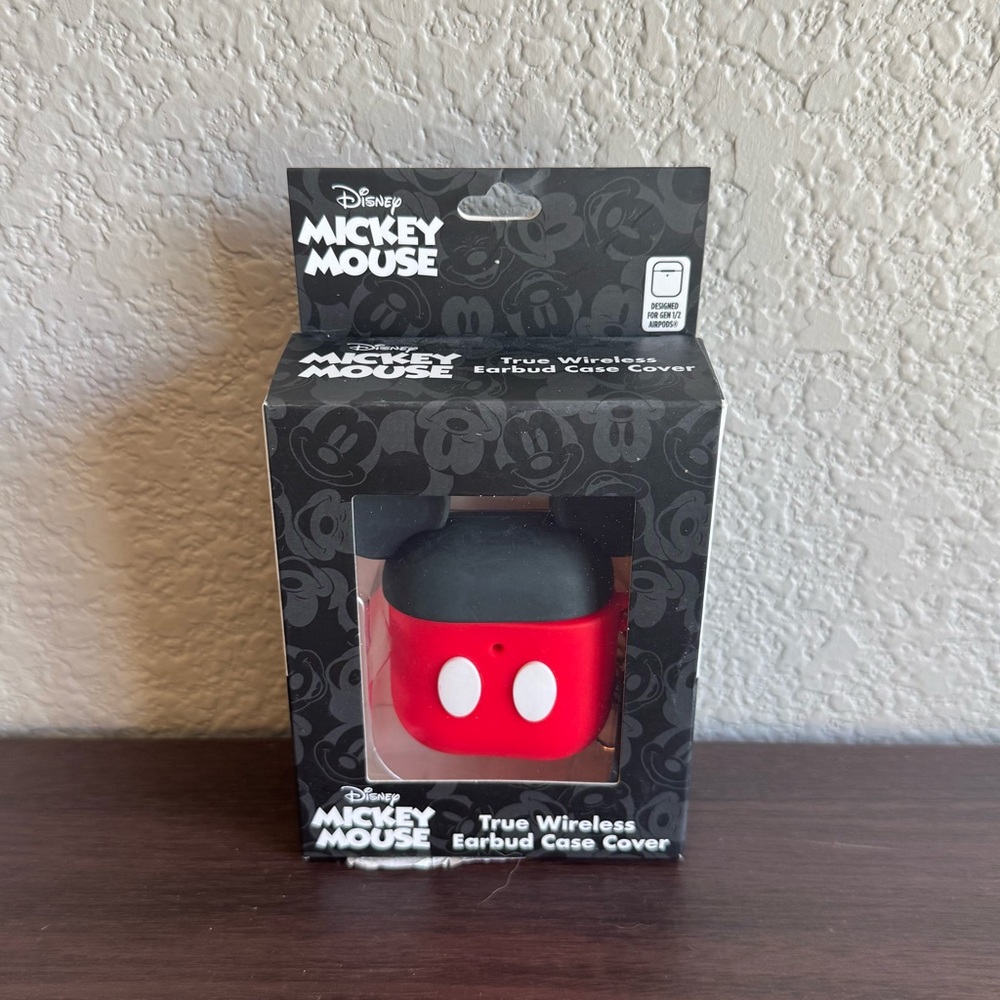 Disney Mickey Mouse True Wireless‎ Earbud Case Cover 1st & 2nd Gen AirPods